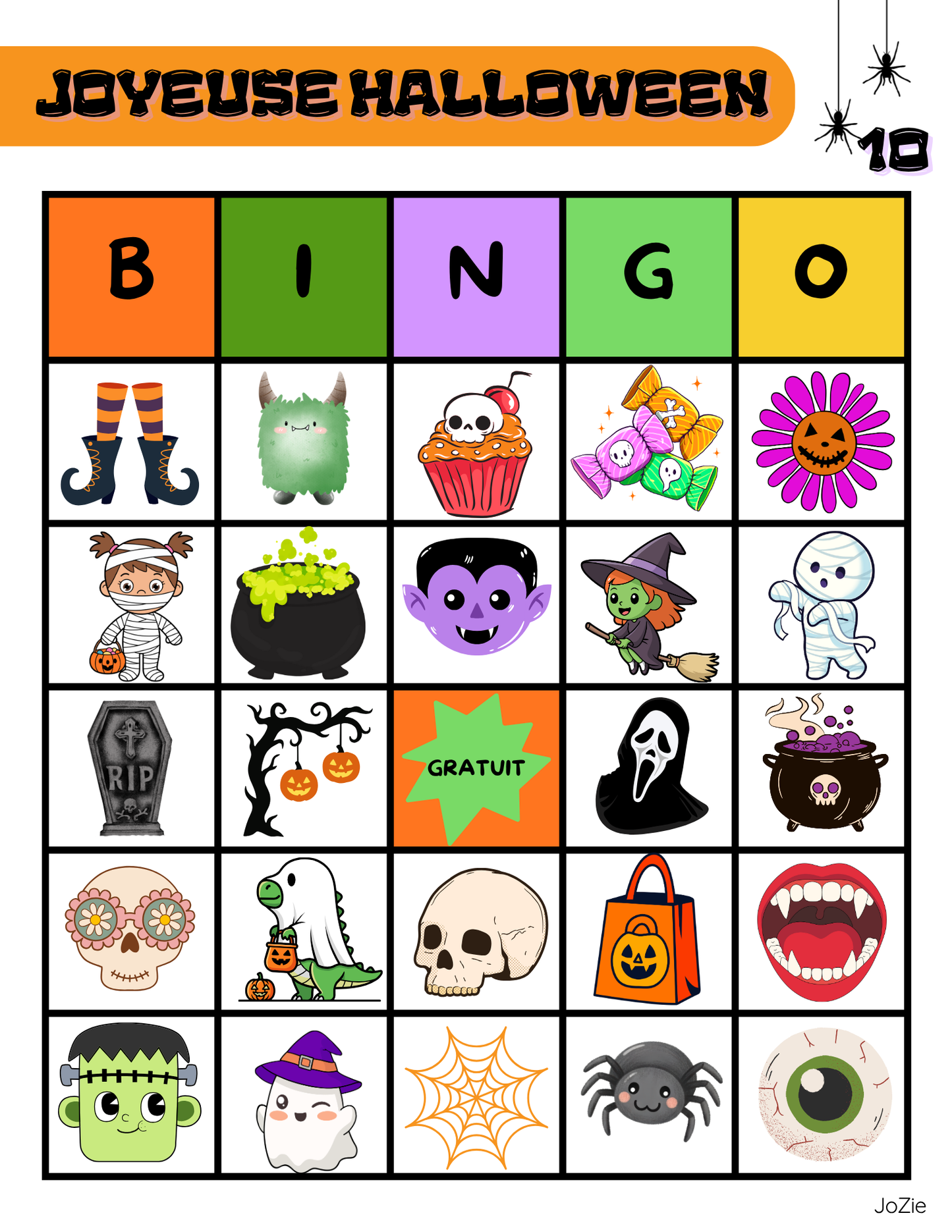 Bingo interactif - HALLOWEEN