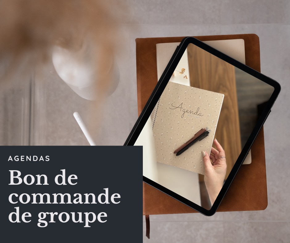 BON DE COMMANDE DE GROUPE - AGENDAS