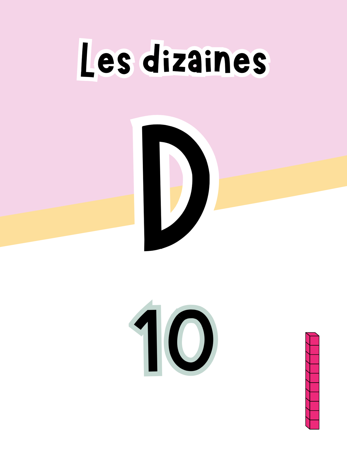 Tableau de numération géant + outil élève