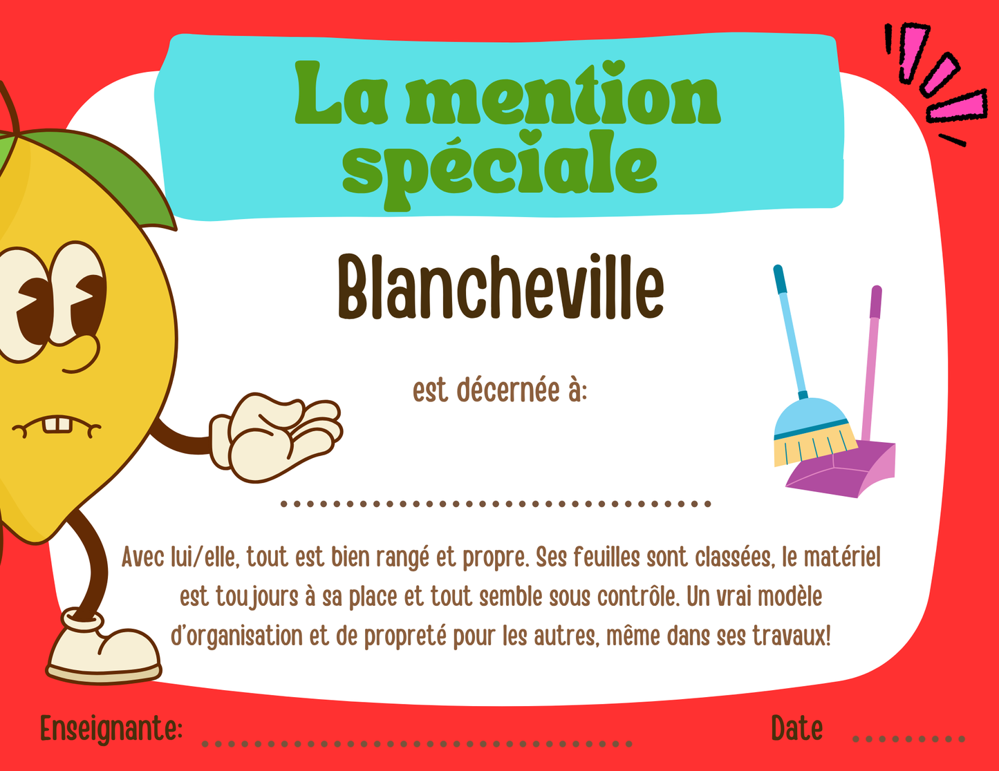 Mentions spéciales - Prix Citron