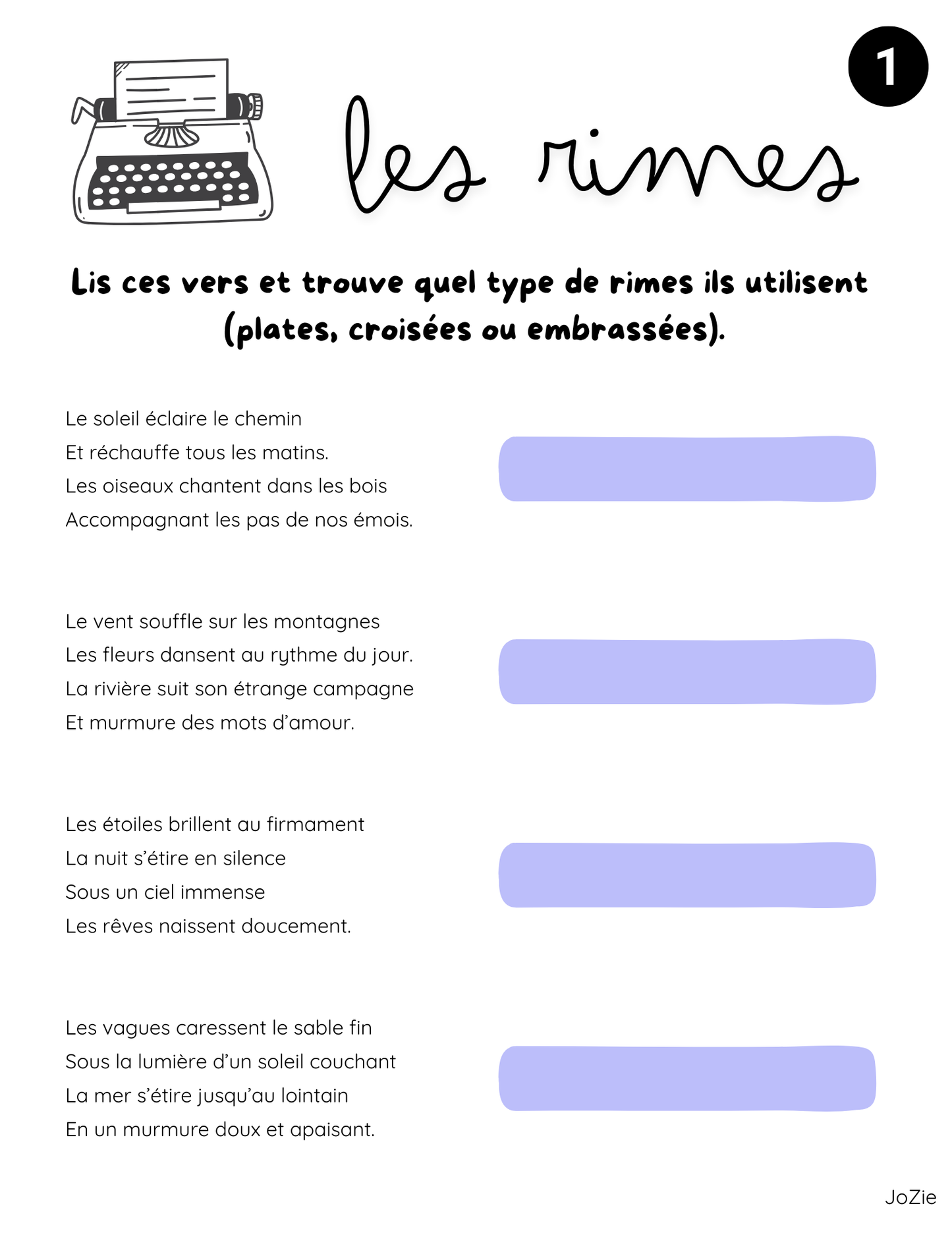 La poésie - Dossier complet