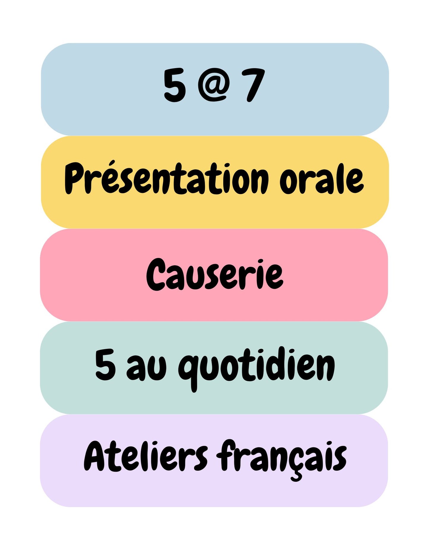 Ensemble d'affichage - Groovy Pastel