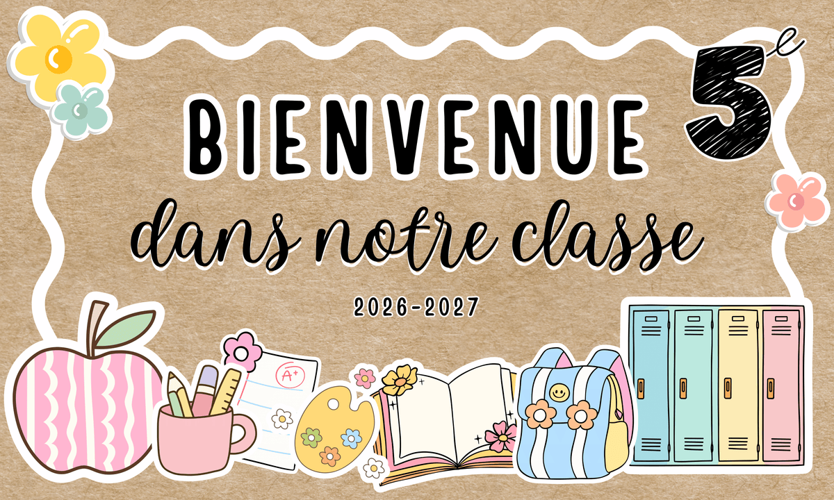 Banderoles Bienvenue 26-27