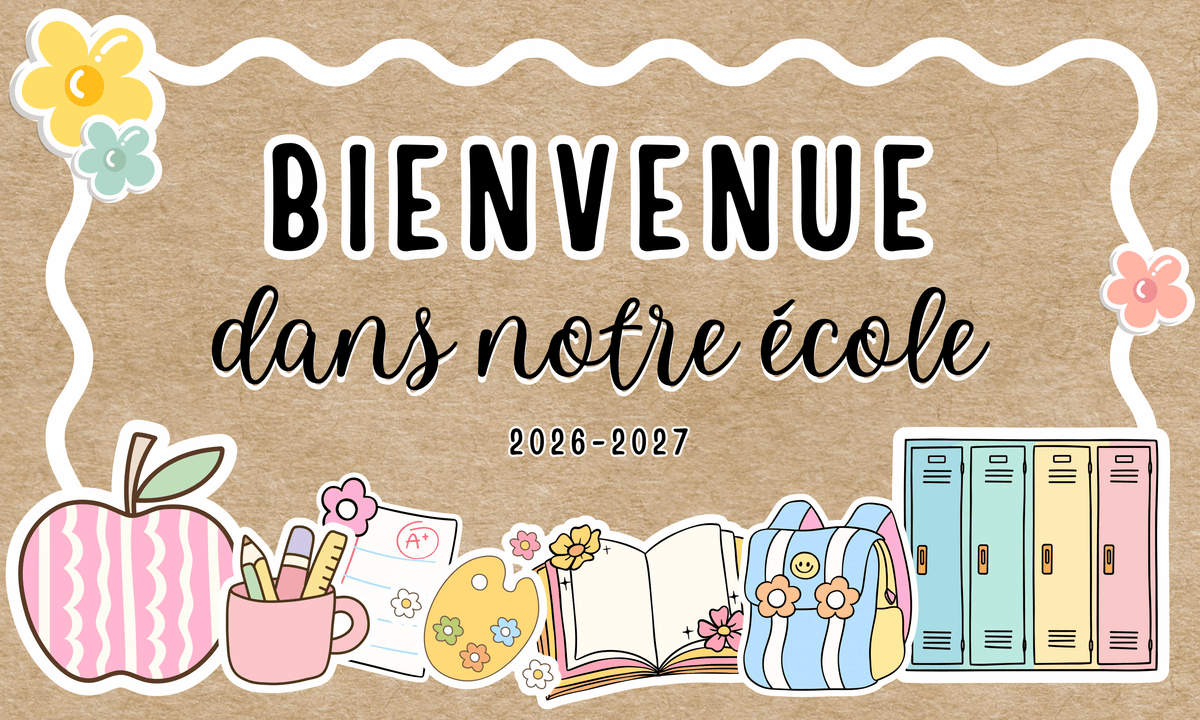 Banderoles Bienvenue 26-27