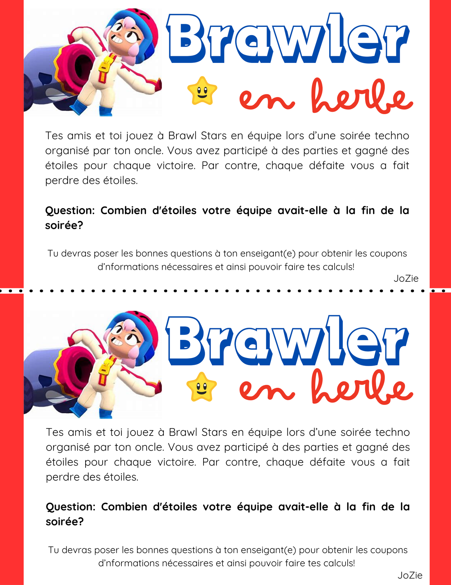3e cycle- Raisonner - 3 tâches découpées