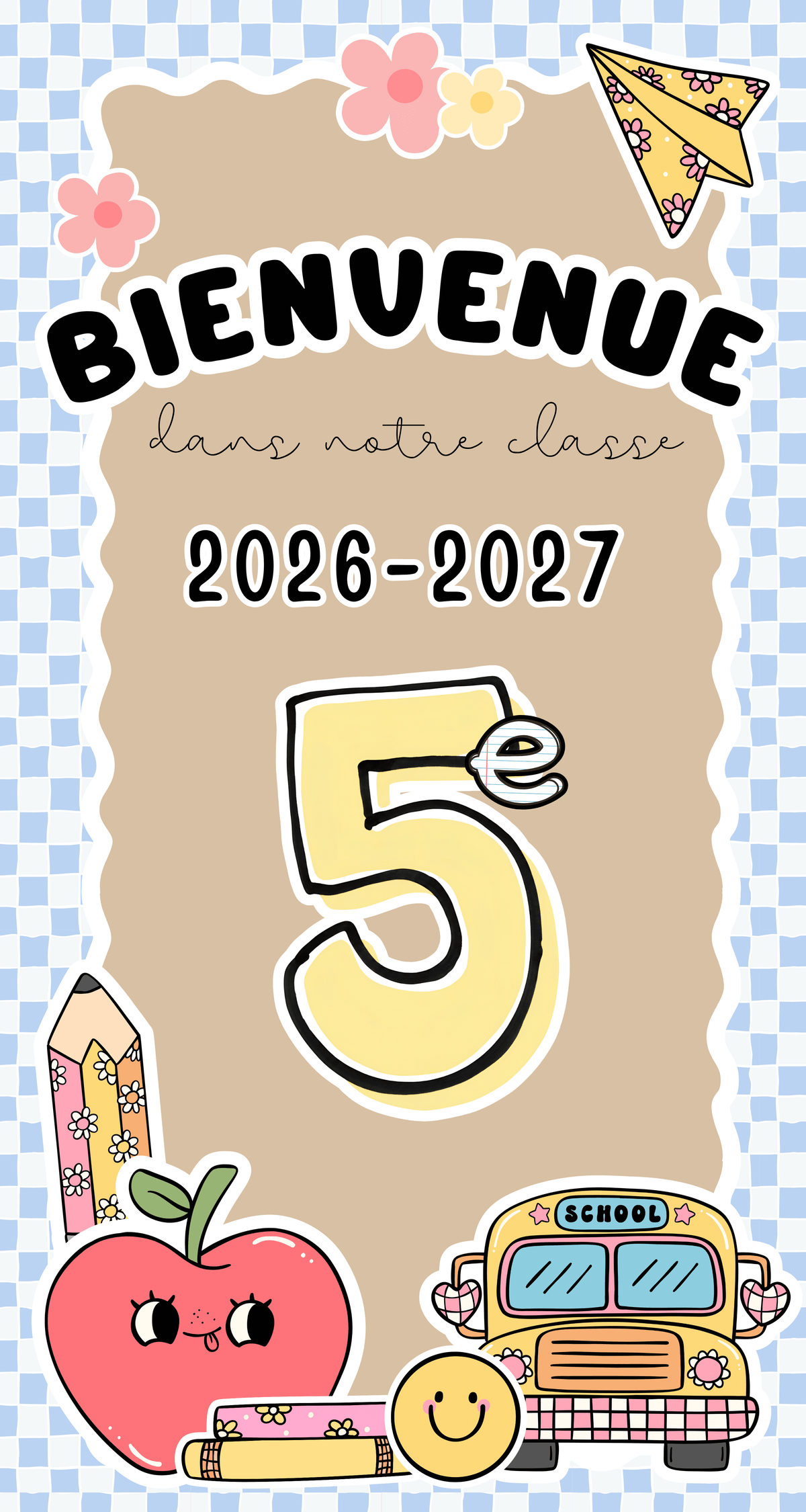 Banderoles de porte - primaire