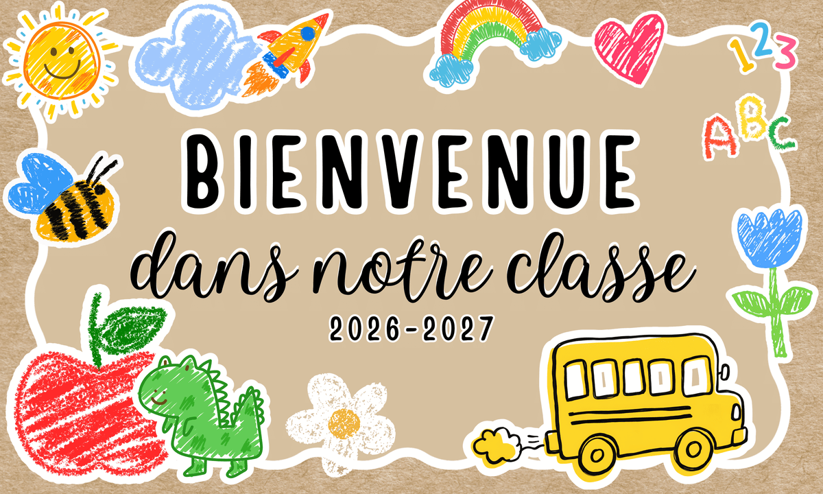 Banderoles Bienvenue 26-27