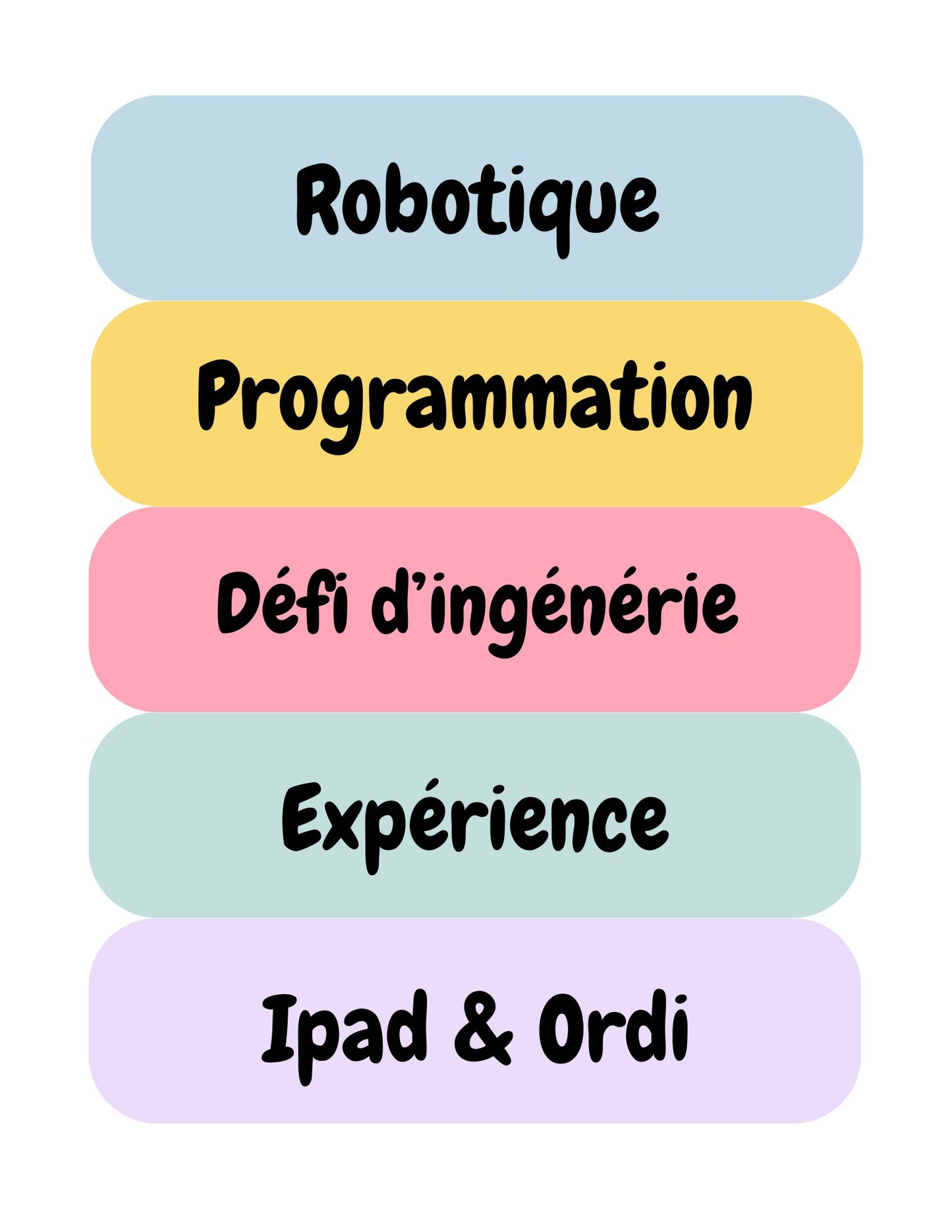 Ensemble d'affichage - Groovy Pastel
