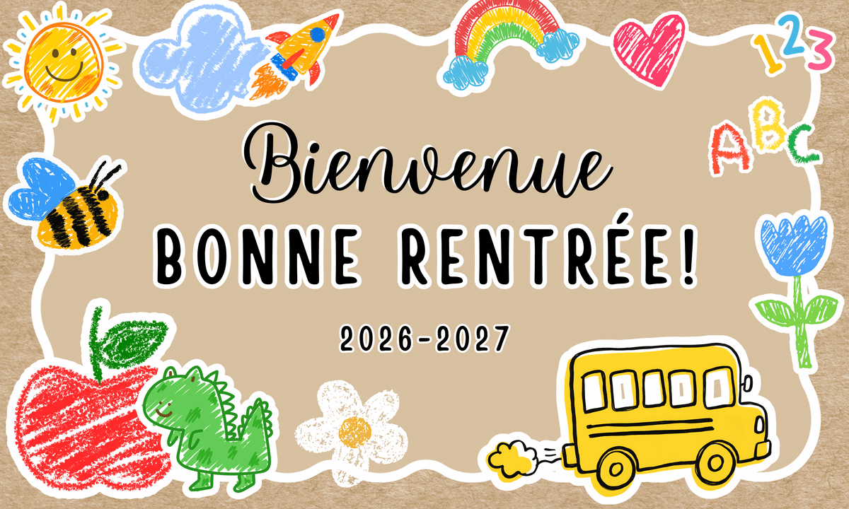 Banderoles Bienvenue 26-27