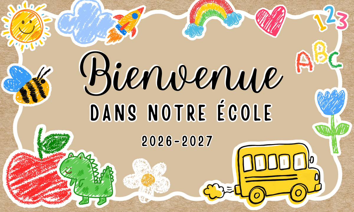 Banderoles Bienvenue 26-27