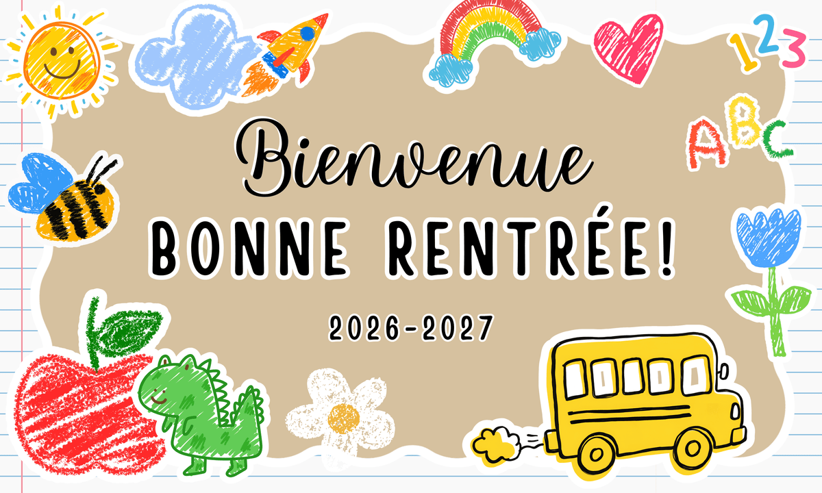 Banderoles Bienvenue 26-27