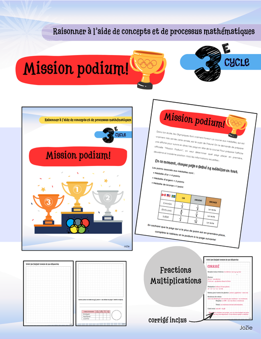 Mission Podium - Raisonner 3e cycle