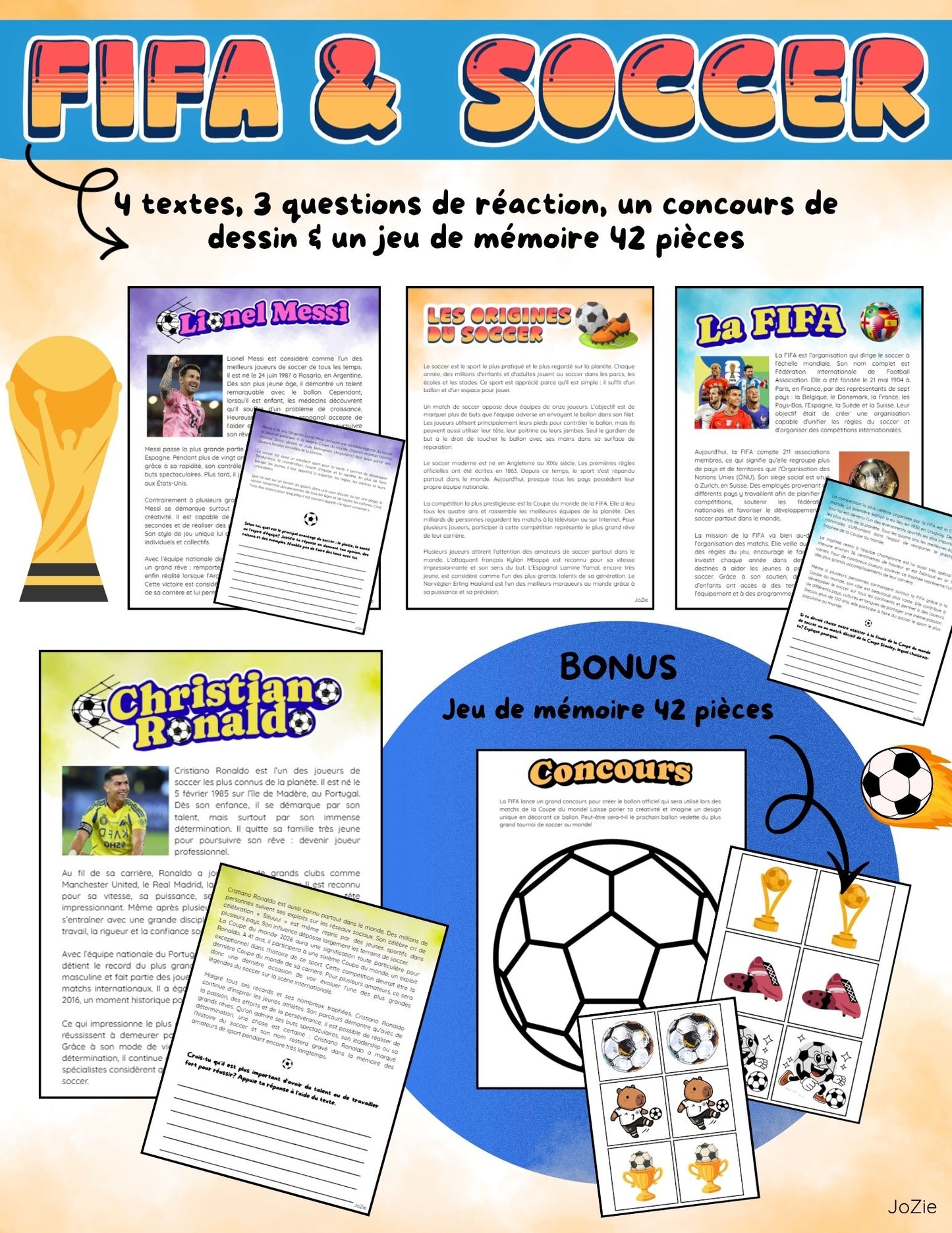 FIFA - lecture + jeux