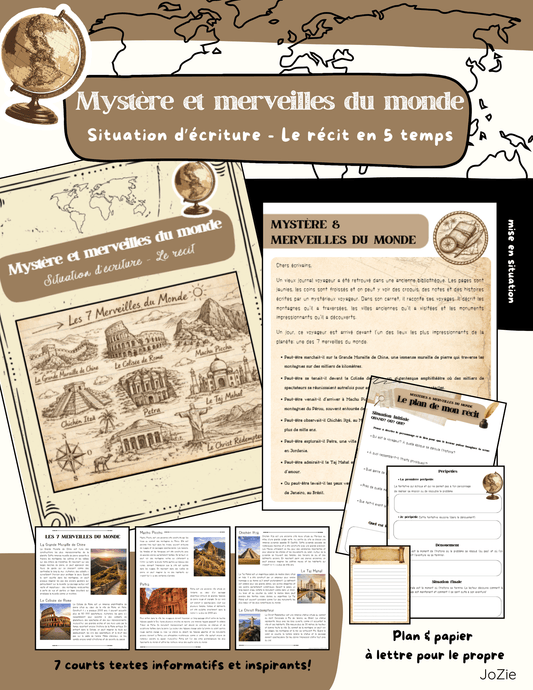Écriture - Récit - Mystère & merveilles du monde