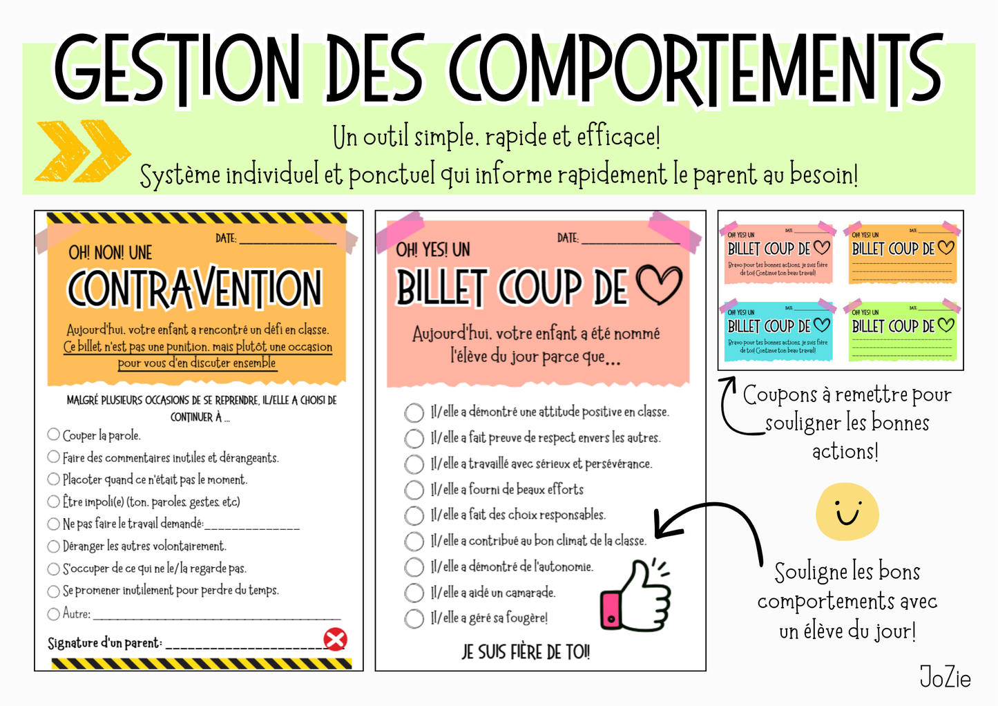 Gestion des comportements