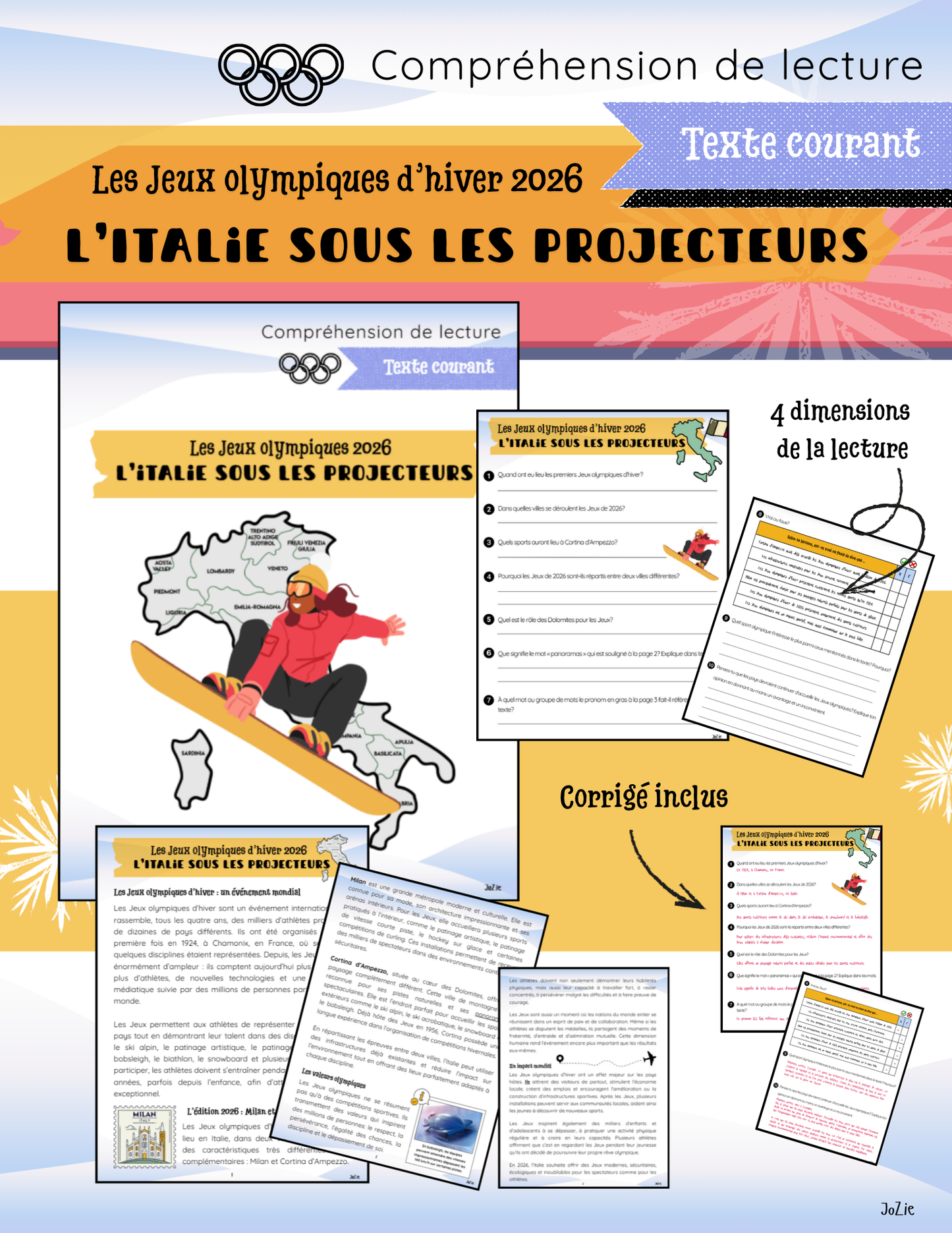 Jeux Olympiques 2026 - Ensemble complet!