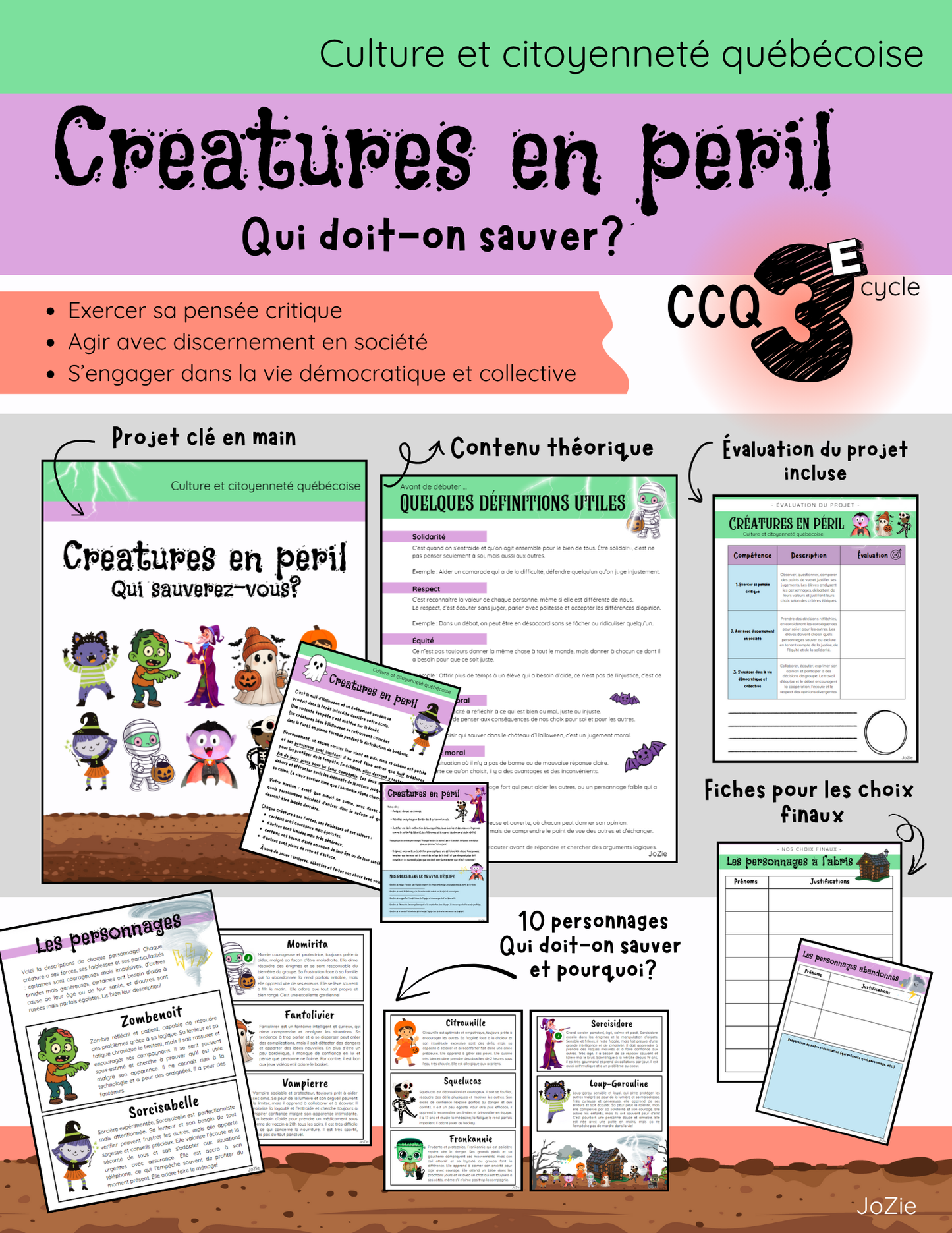 Créatures en péril - CCQ 3e cycle