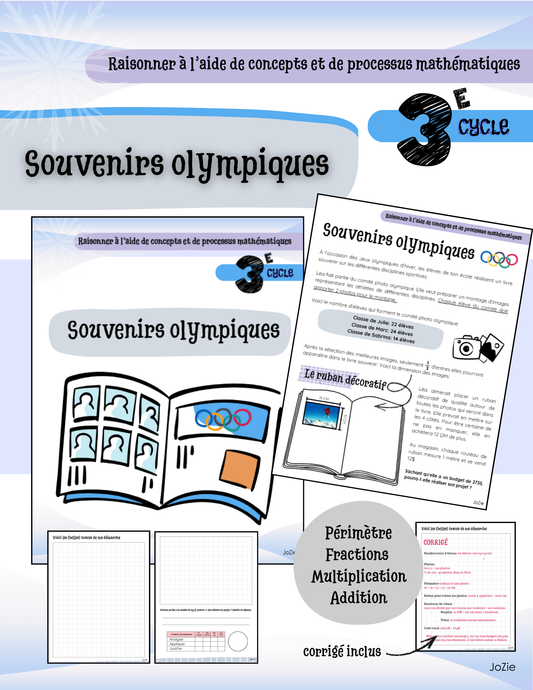 Souvenirs Olympiques - Raisonner 3e cycle