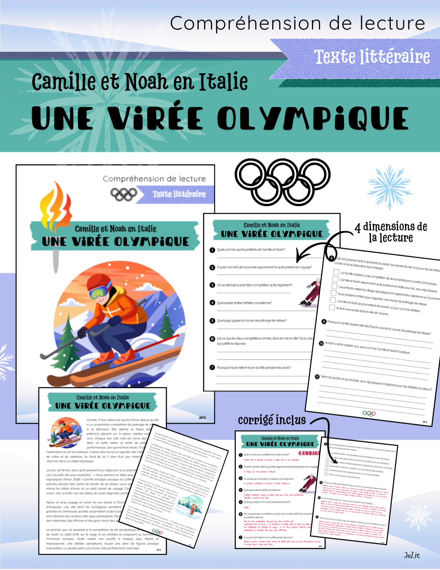 Jeux Olympiques 2026 - Ensemble complet!