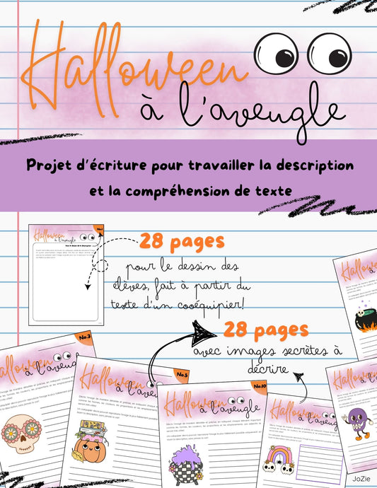 Écriture - Halloween à l'aveugle