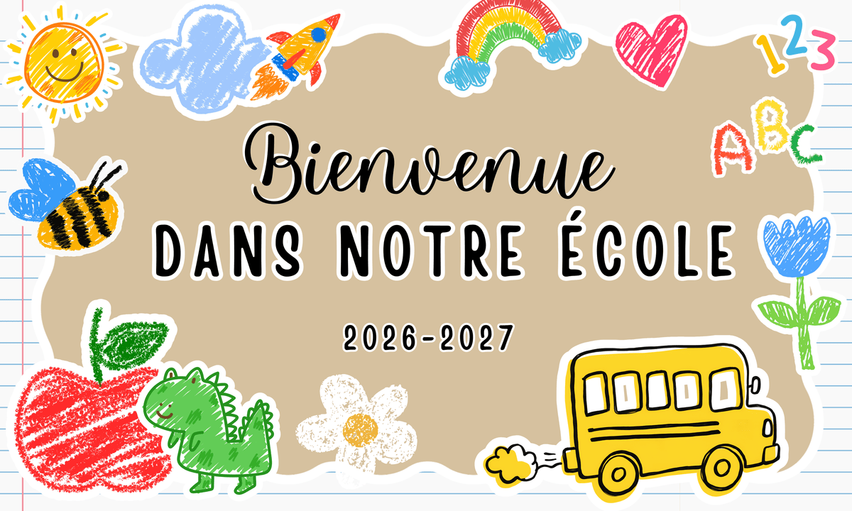 Banderoles Bienvenue 26-27