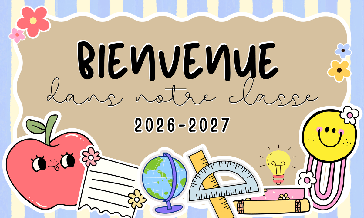 Banderoles Bienvenue 26-27