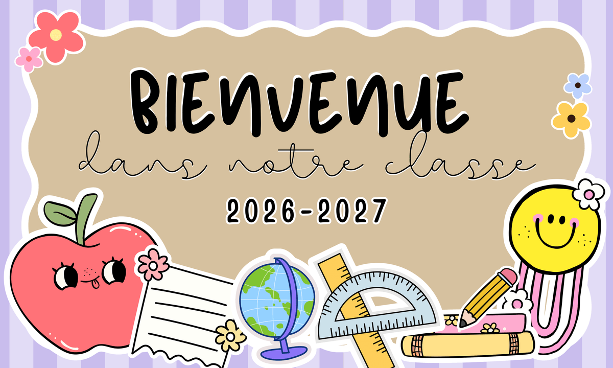 Banderoles Bienvenue 26-27