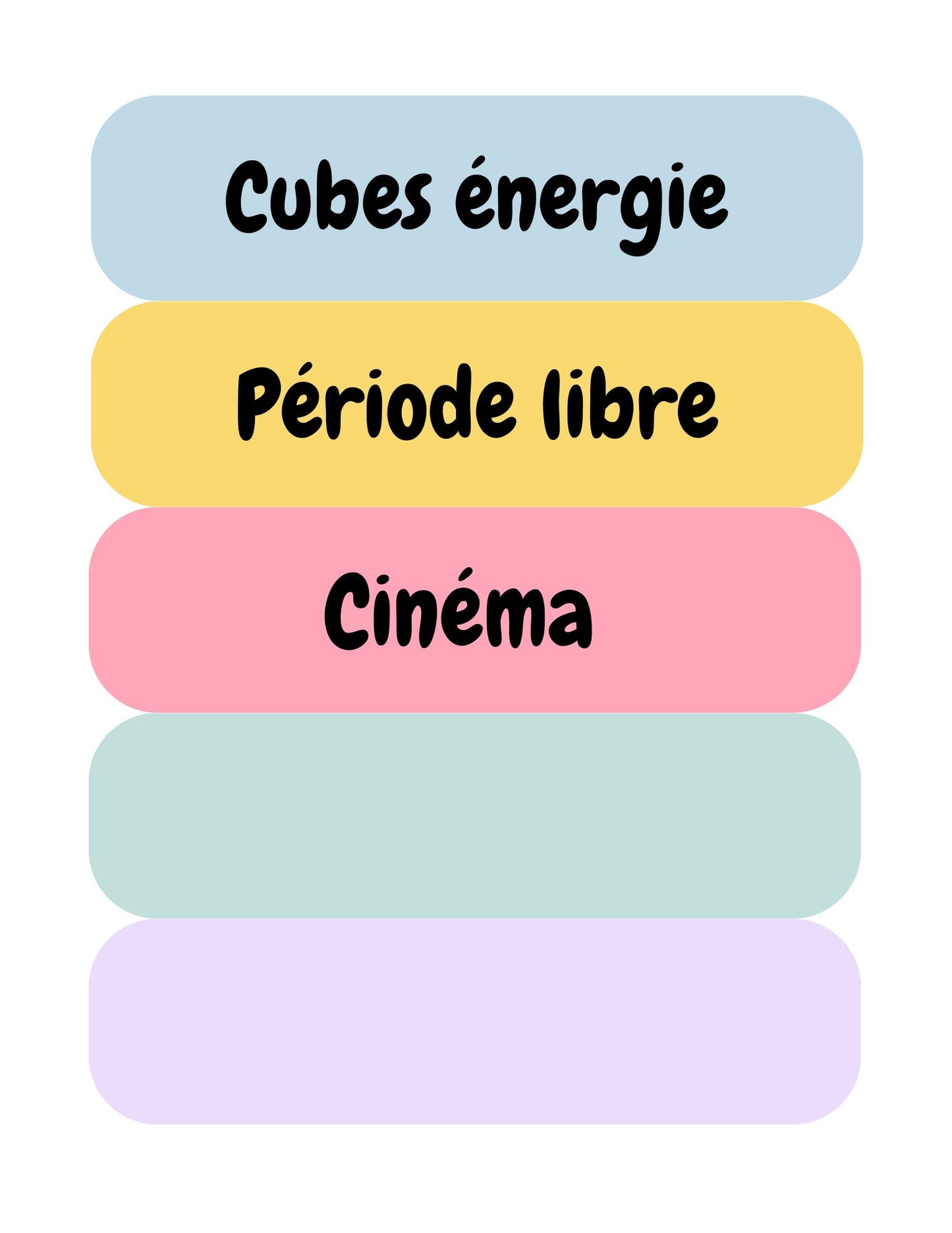 Ensemble d'affichage - Groovy Pastel
