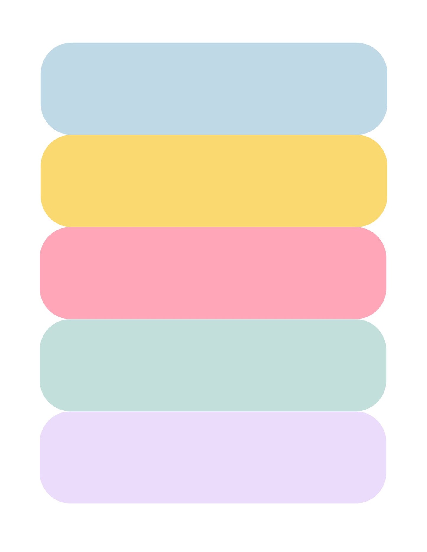 Ensemble d'affichage - Groovy Pastel