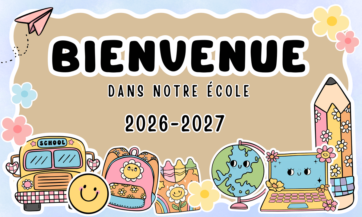 Banderoles Bienvenue 26-27