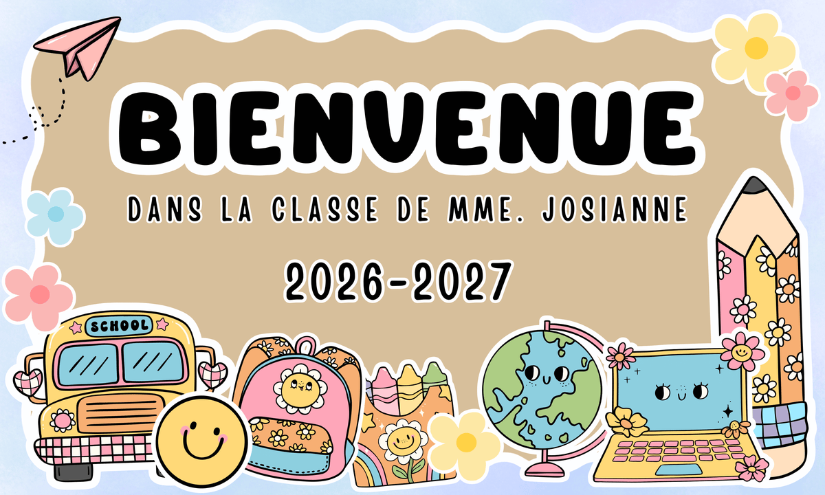 Banderoles Bienvenue 26-27