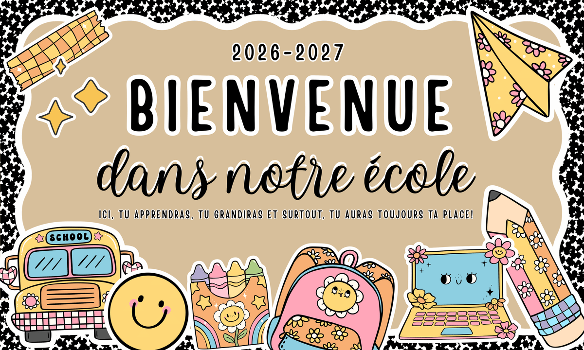 Banderoles Bienvenue 26-27
