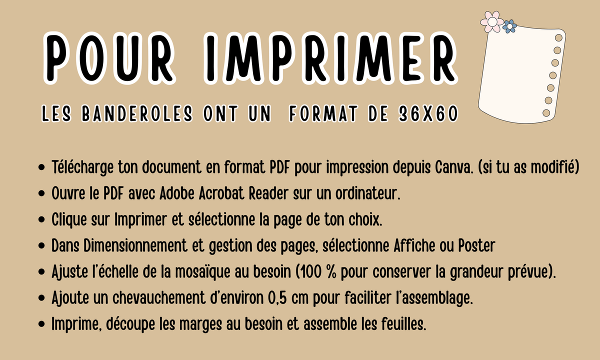 Banderoles Bienvenue 26-27