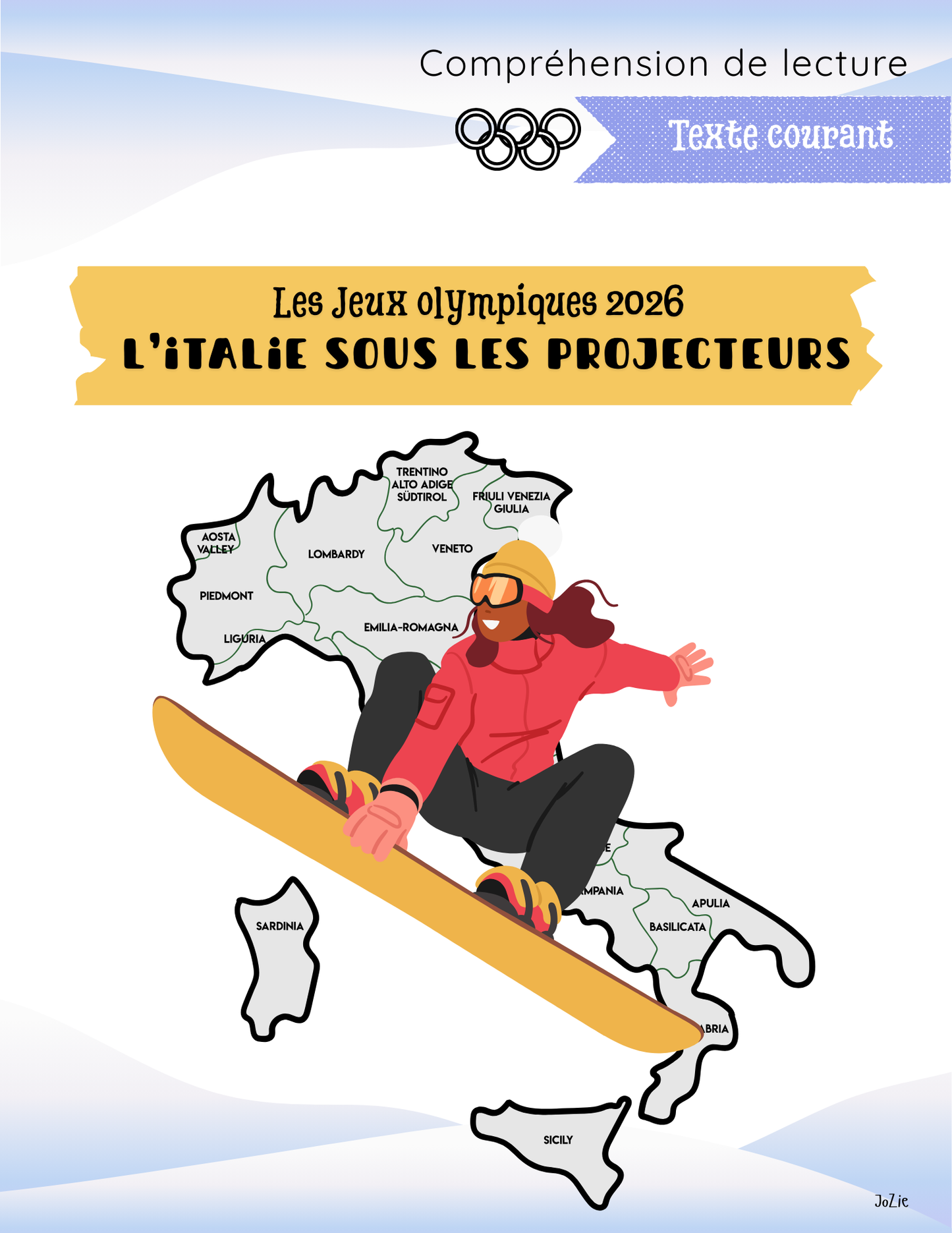 L'Italie sous les projecteurs - compréhension de lecture