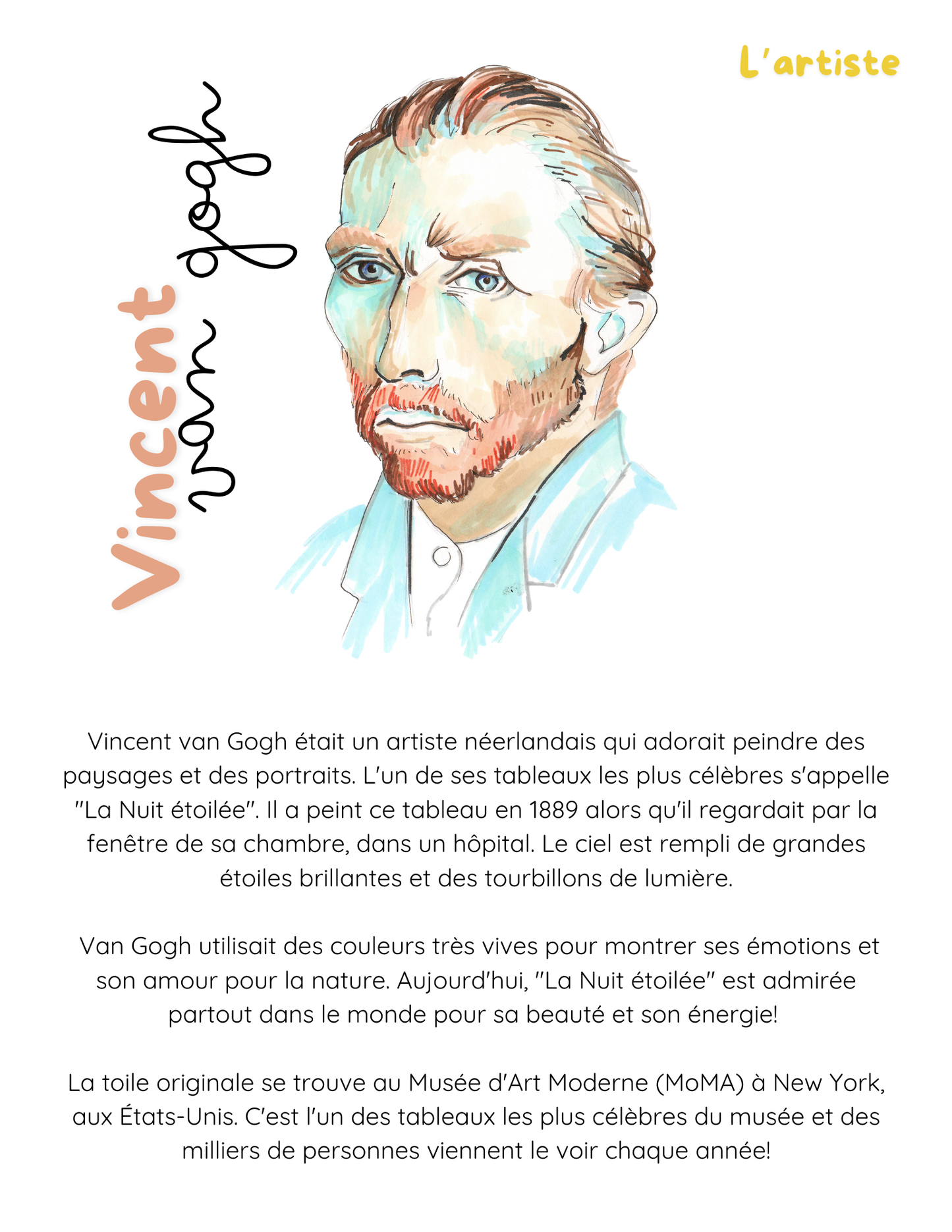 ARTS - Zoom sur le monde - Van Gogh