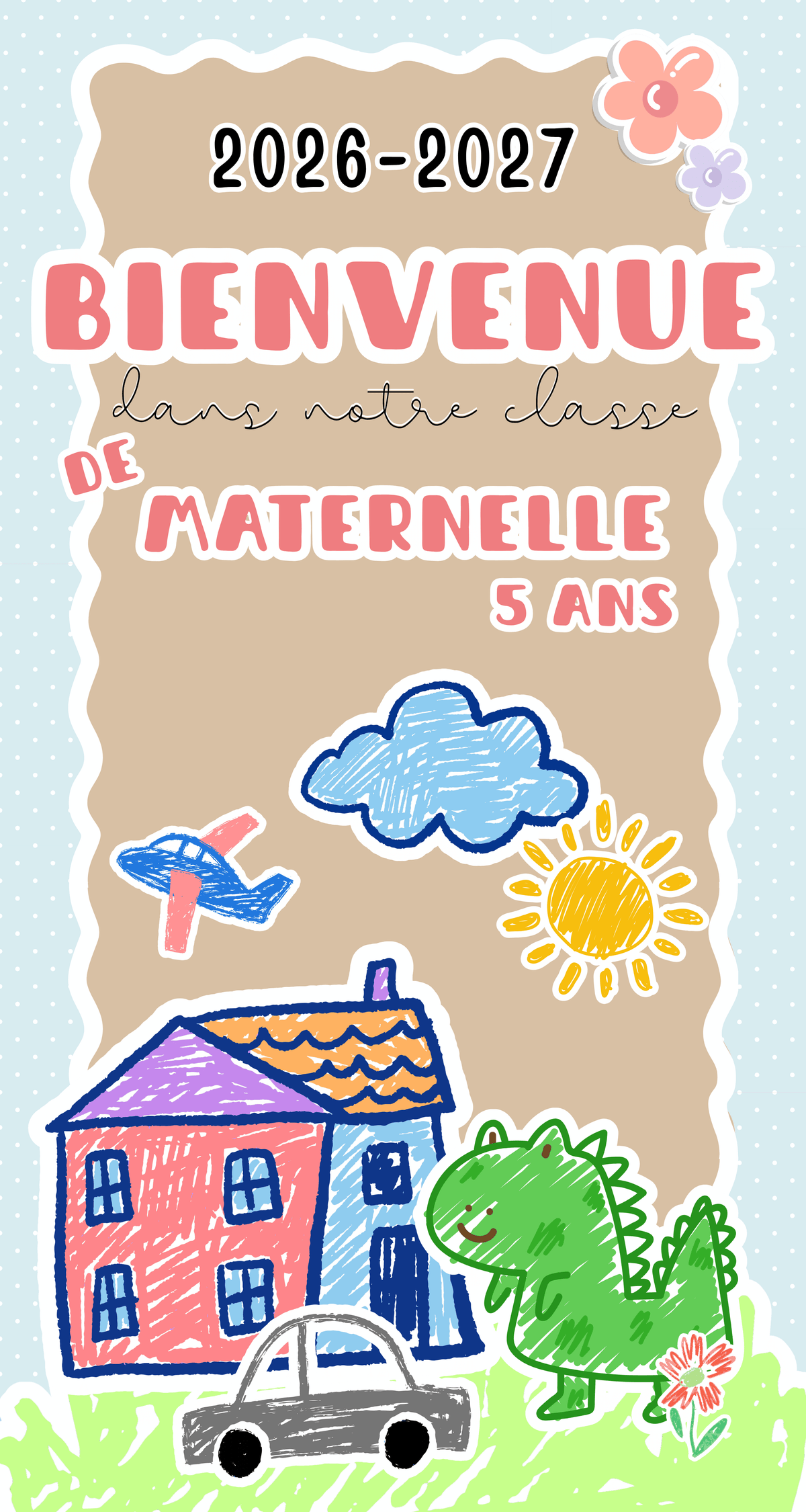 Banderoles de porte - préscolaire