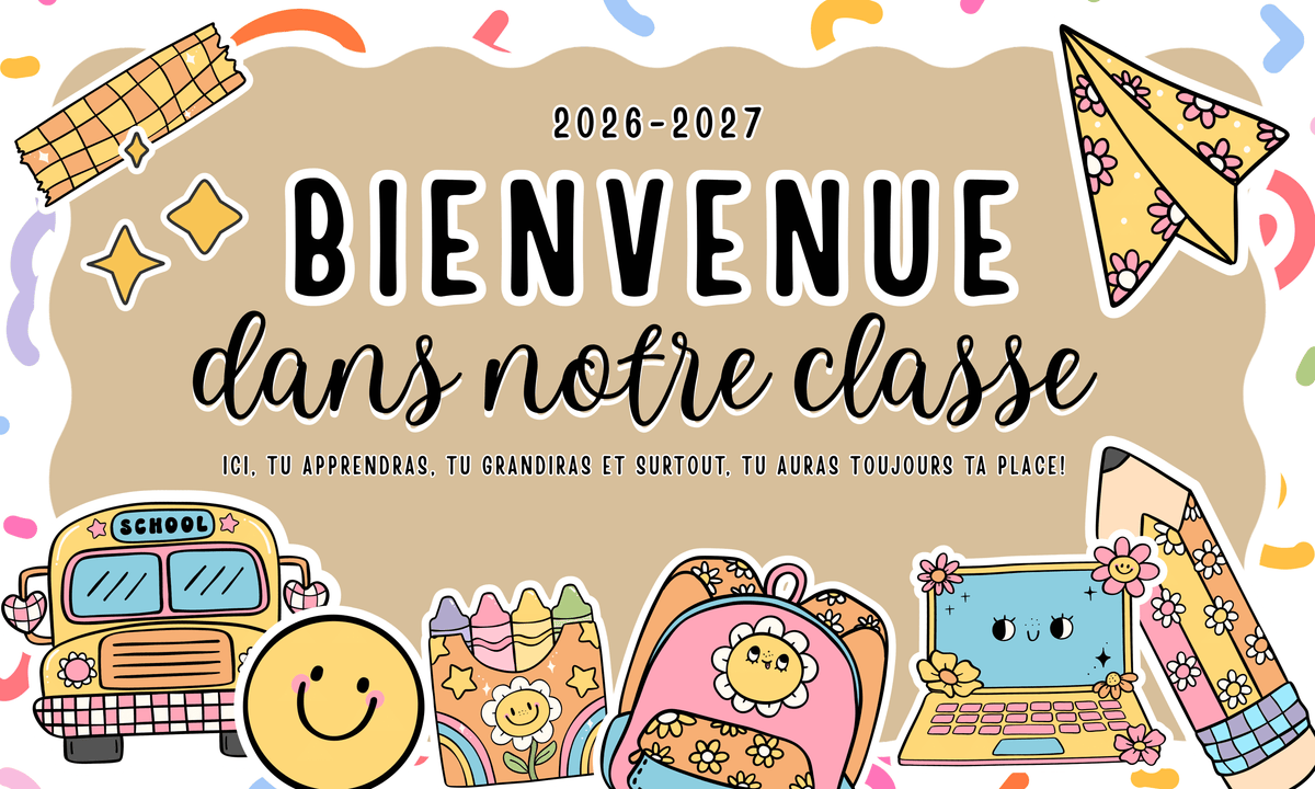 Banderoles Bienvenue 26-27
