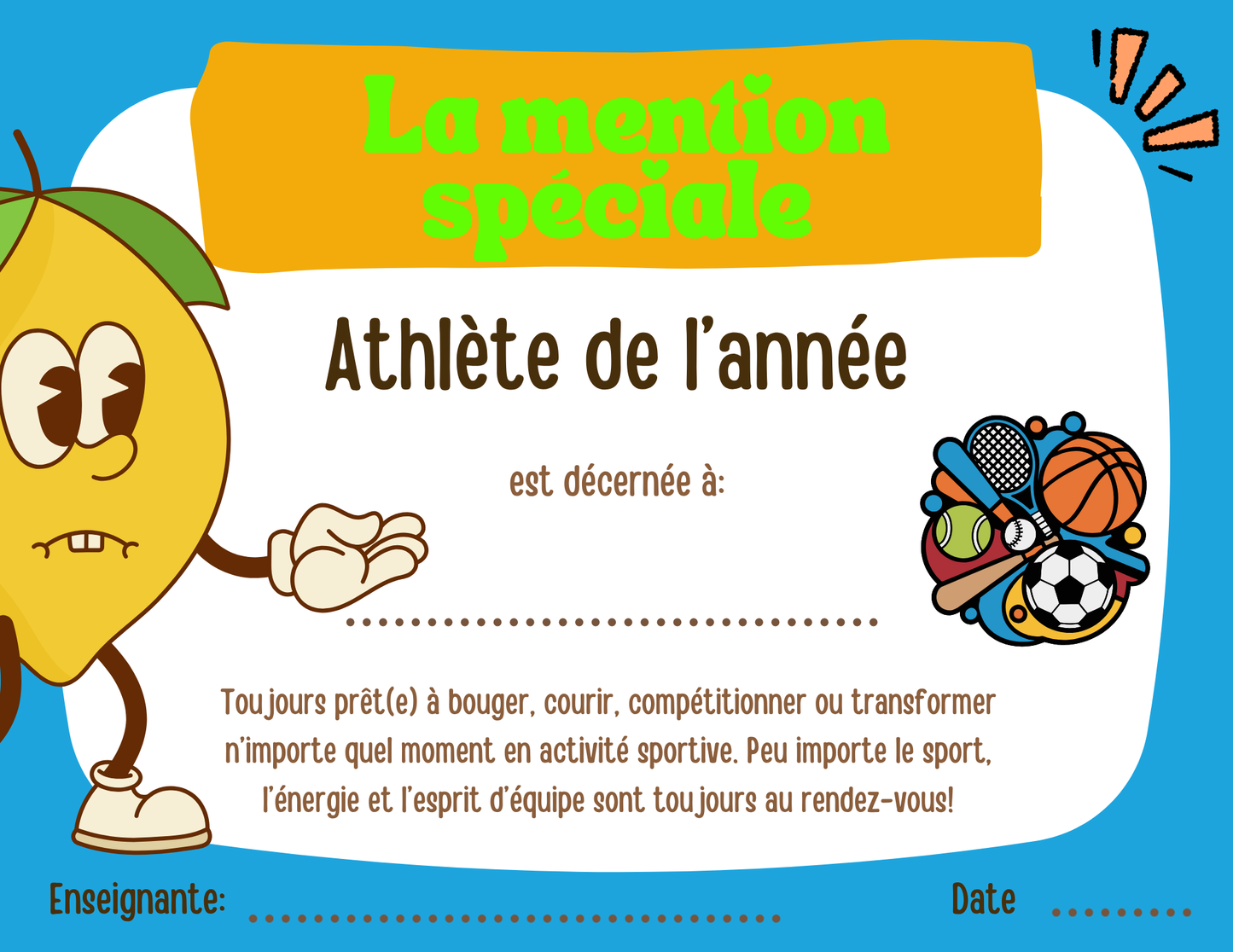 Mentions spéciales - Prix Citron