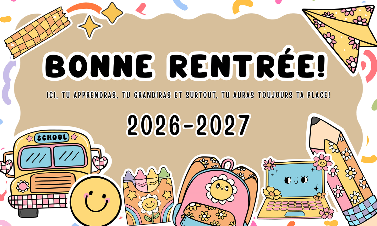 Banderoles Bienvenue 26-27