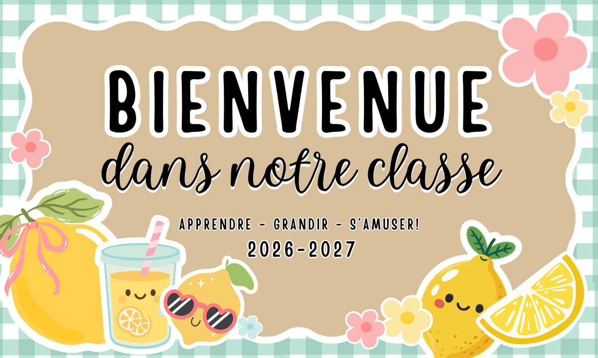 Banderoles Bienvenue 26-27