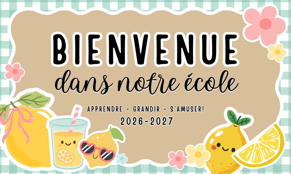 Banderoles Bienvenue 26-27