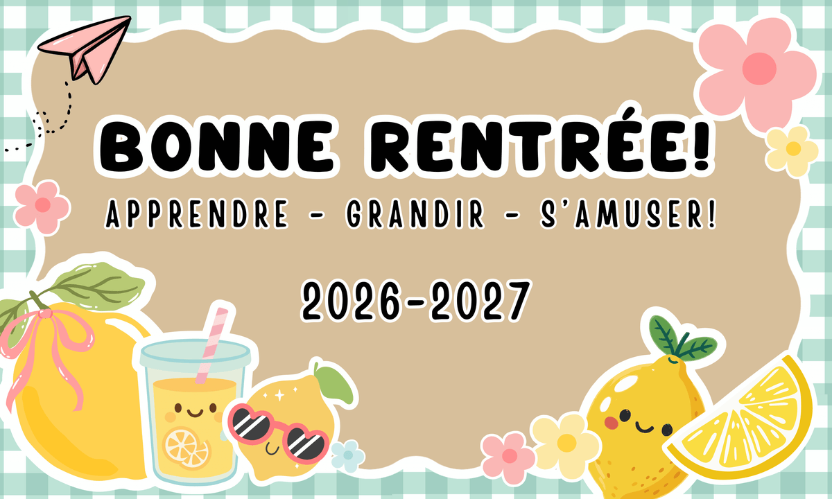 Banderoles Bienvenue 26-27