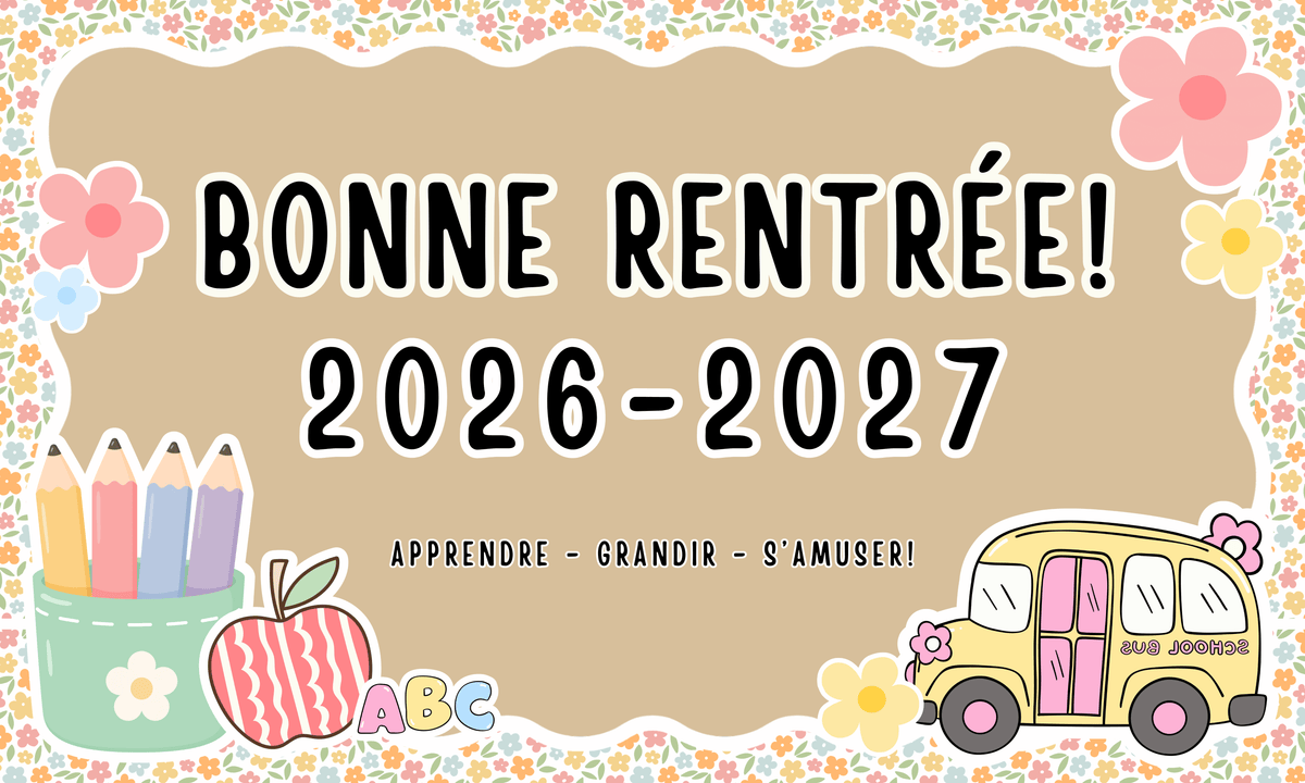 Banderoles Bienvenue 26-27