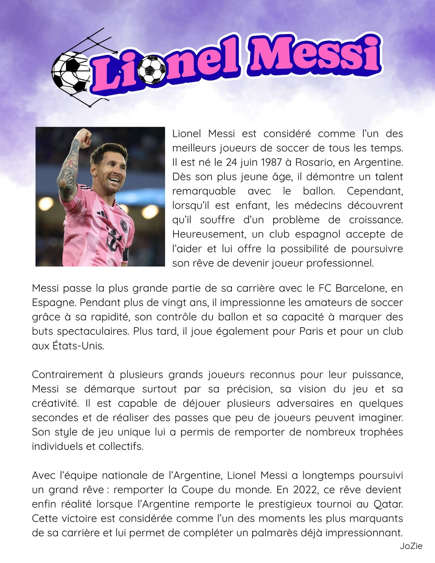 FIFA - lecture + jeux