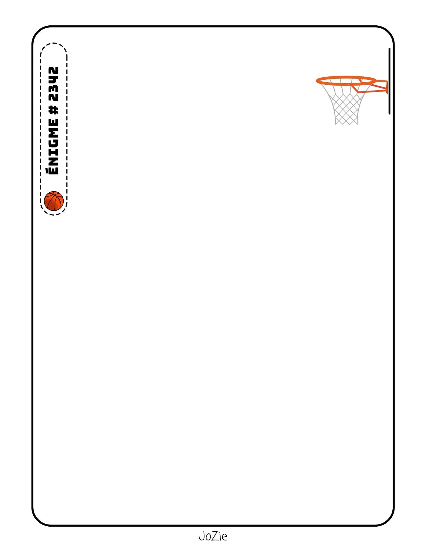 Le tournoi de Basket - Raisonner