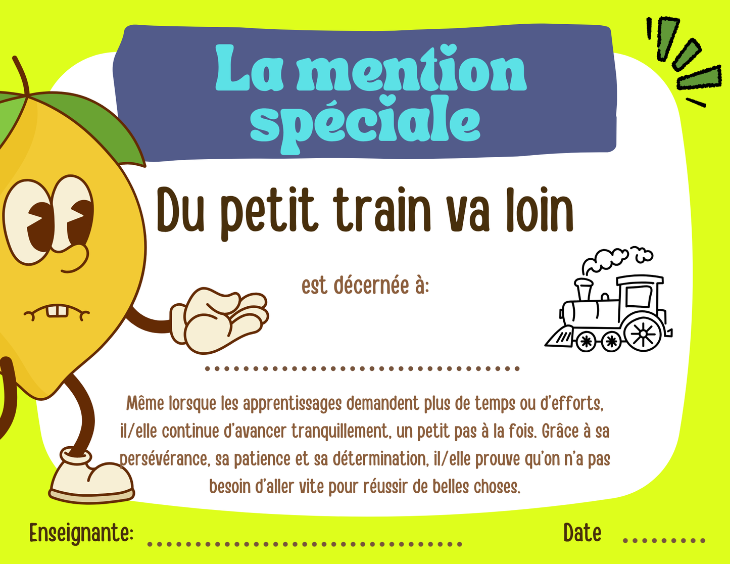 Mentions spéciales - Prix Citron