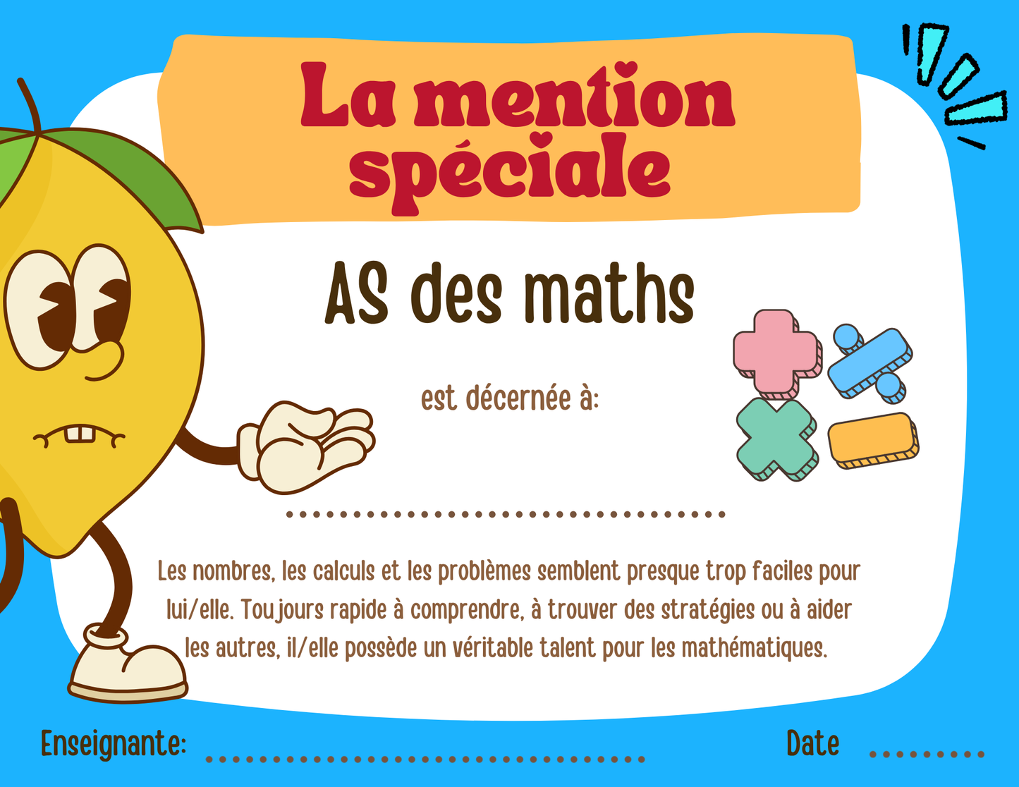 Mentions spéciales - Prix Citron