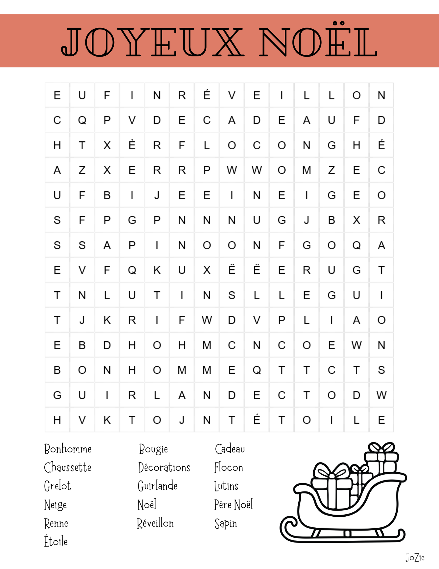 Passe-temps du temps des fêtes