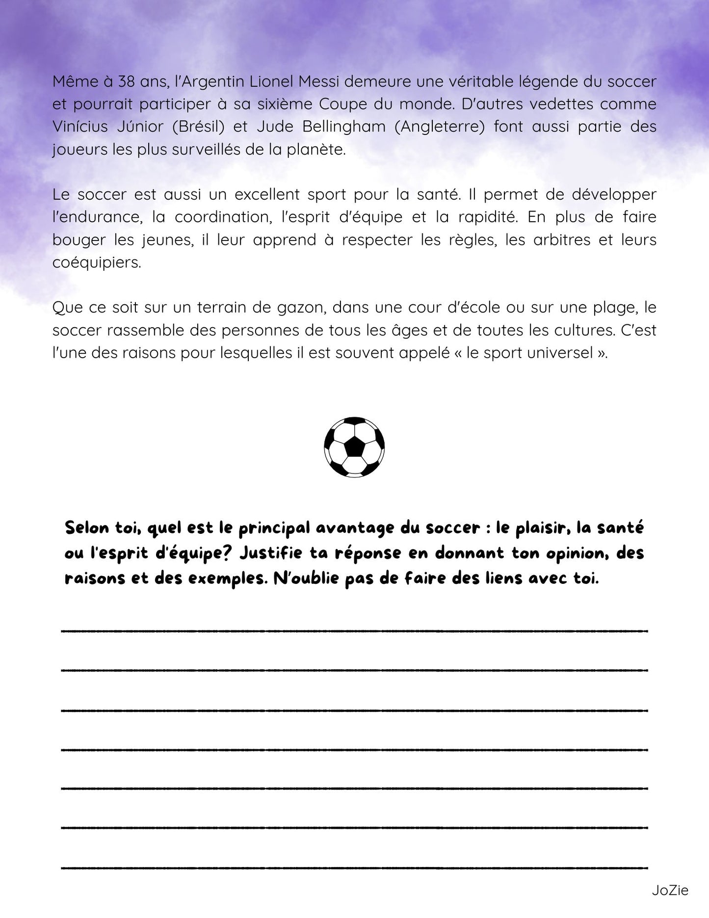 FIFA - lecture + jeux