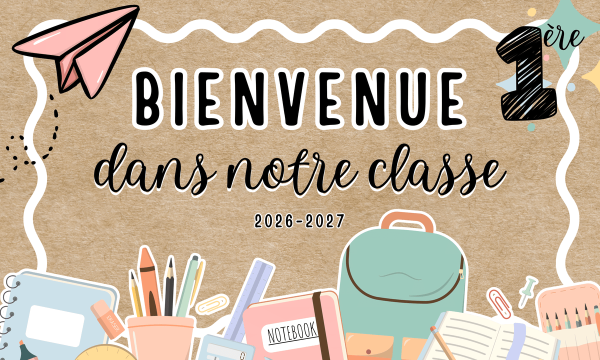 Banderoles Bienvenue 26-27